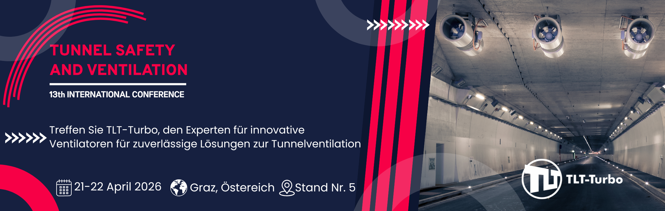 Teilnahme an der Konferenz für Tunnelsicherheit und -belüftung 2026 Teilnahme an der Konferenz für Tunnelsicherheit und -belüftung 2026